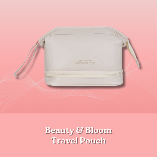 Beauty & Bloom Travel Pouch